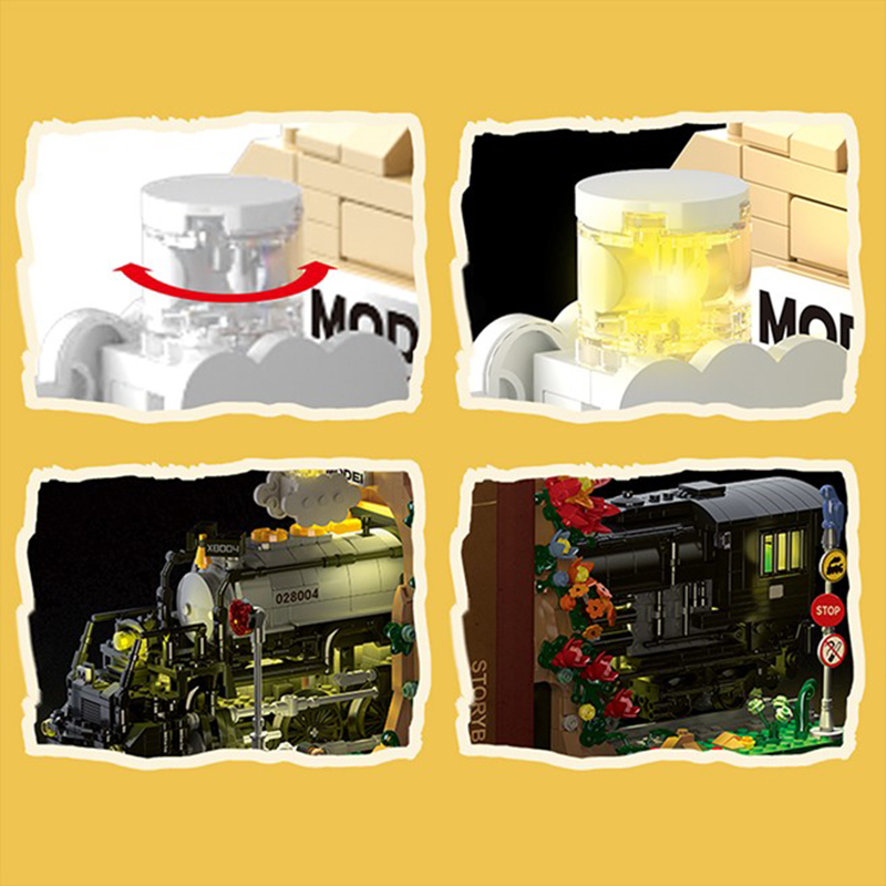 The Steam Locomotive Bookends-marstoy