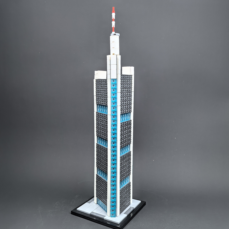 Moc The Commerzbank Tower 1:800 Scale-marstoy