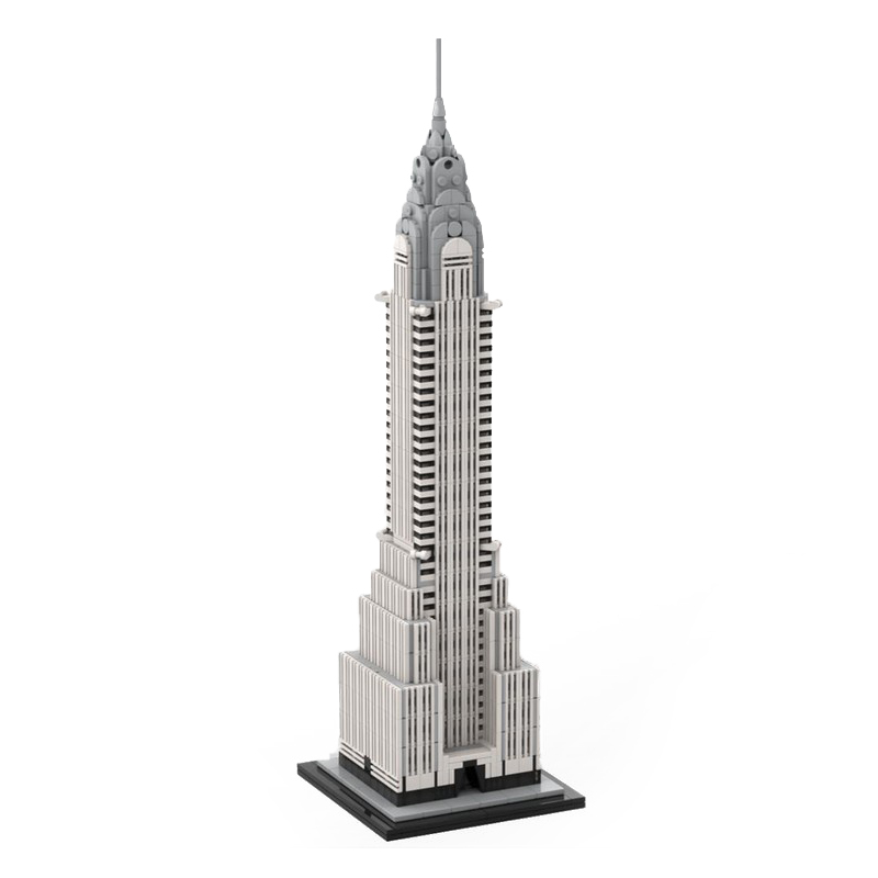 Moc The Chrysler Building 1:800 Scale-marstoy