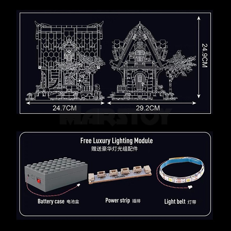 The Midage World Log Cabin-marstoy