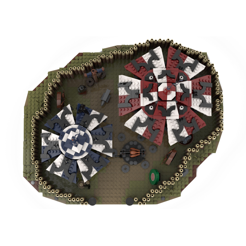 Moc The Medieval Mercenary Camp-marstoy