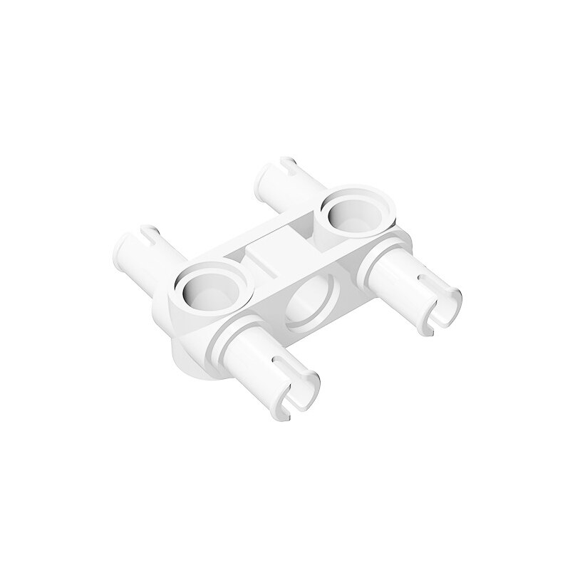 Technic Pin Connector Perpendicular 3L with 4 Pins-marstoy
