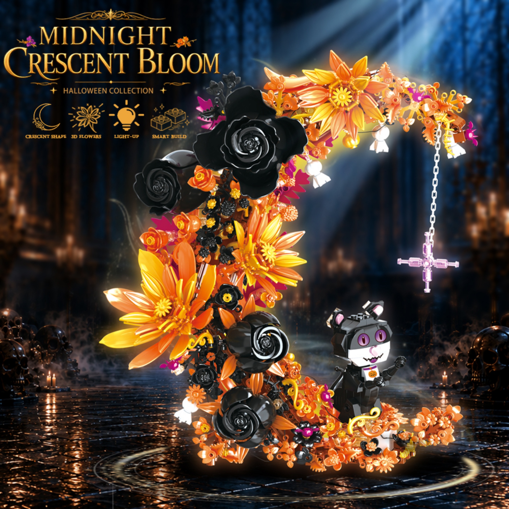 The Midnight Crescent Bloom