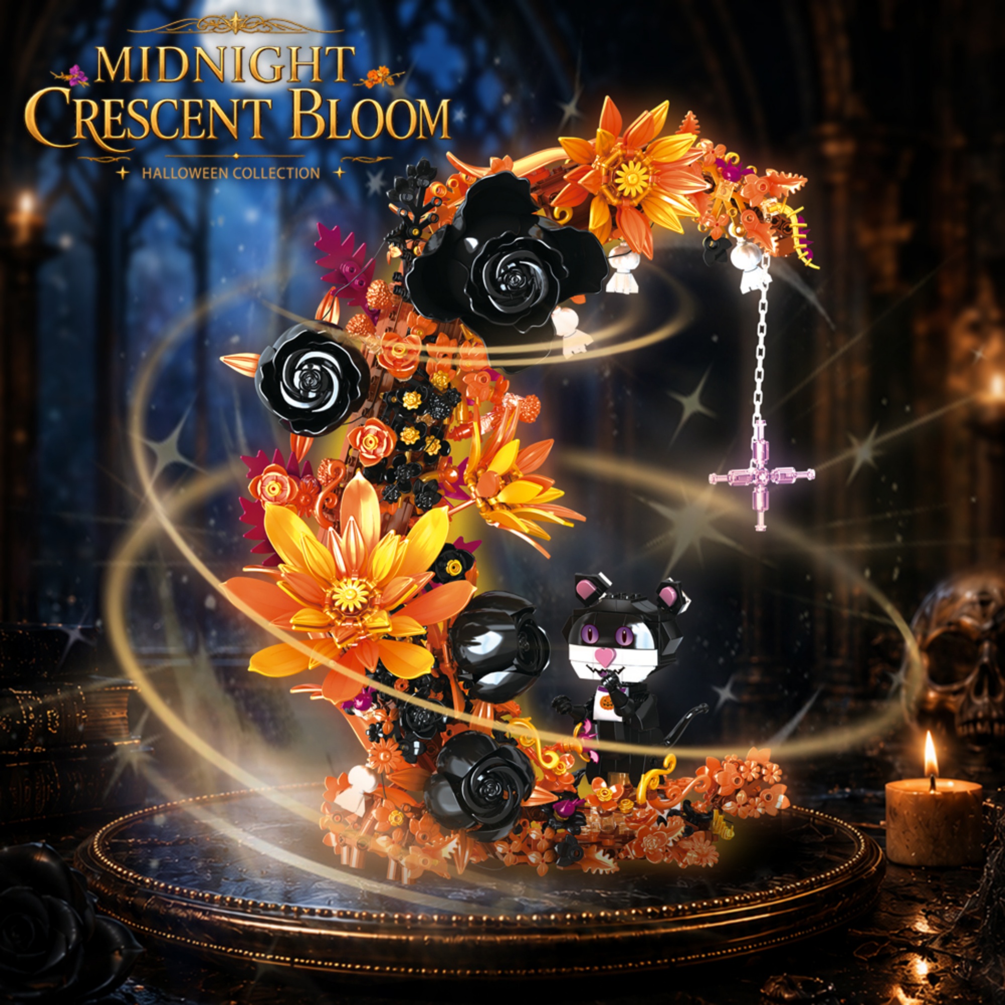 The Midnight Crescent Bloom