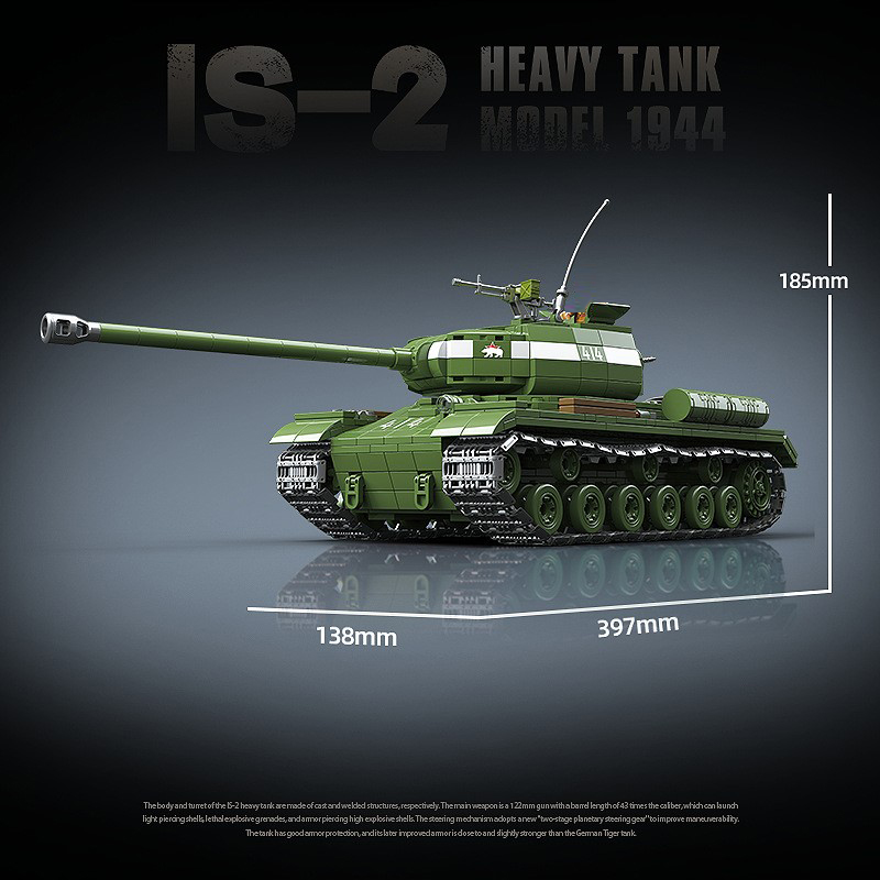 The IS-2 Heavy Tank Type 1944 Full Internal Structure-marstoy