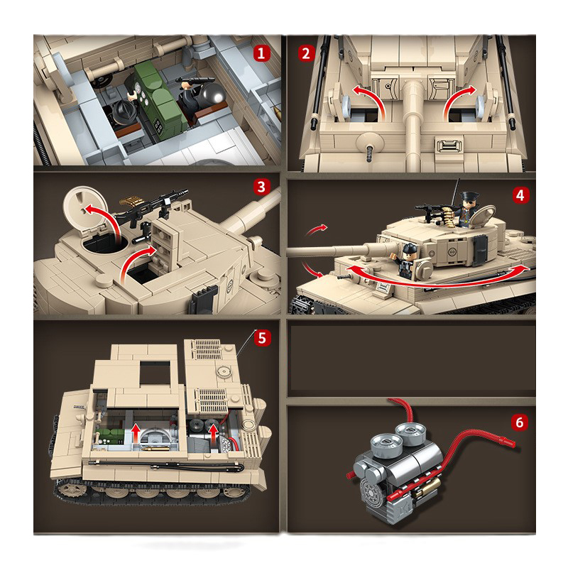 The Late Version Of The German Tiger I Heavy Tank-marstoy