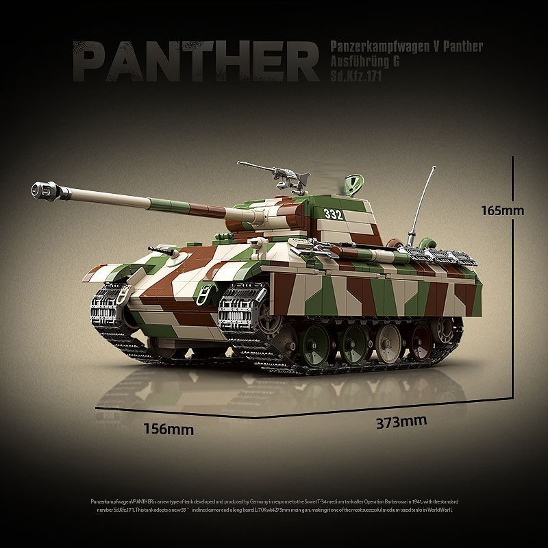 The Leopard Medium Tank G Full Internal Structure-marstoy