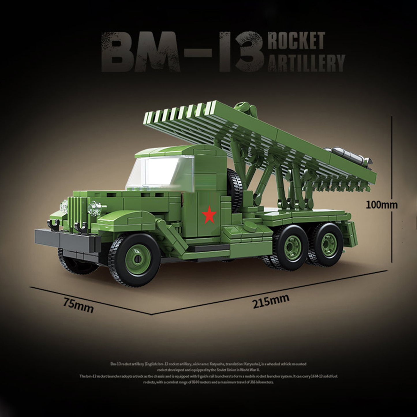 The Katyusha BM-13 MLRS-marstoy