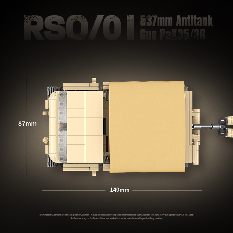 The Iron Donkey RSO/01 Tractor& 37 mm Anti-tank Gun-marstoy