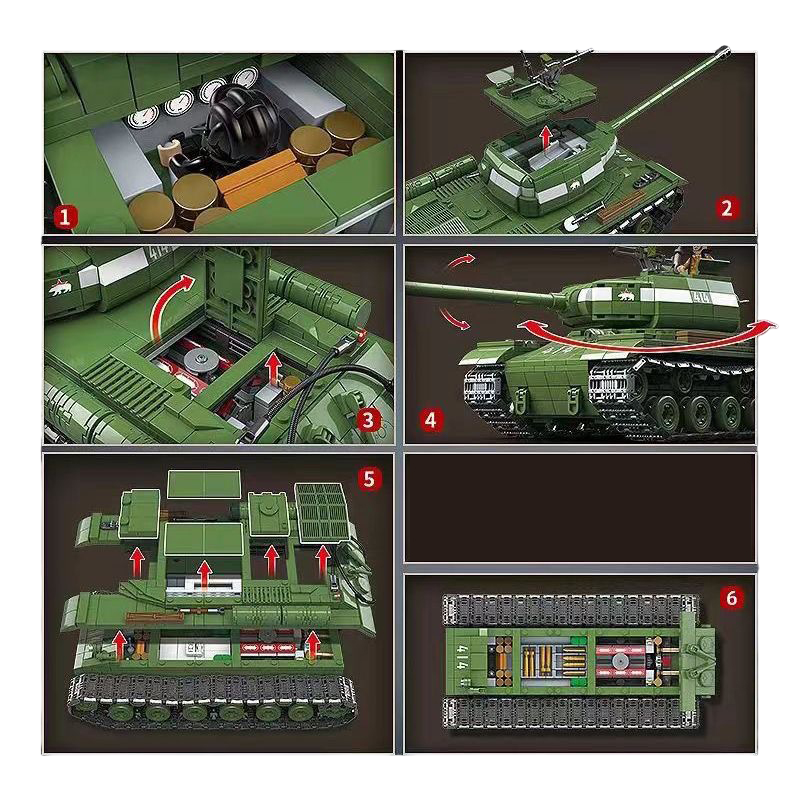 The IS-2 Heavy Tank Type 1944 Full Internal Structure-marstoy