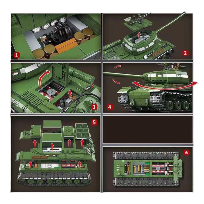 The IS-2 Heavy Tank Type 1944 Full Internal Structure-marstoy