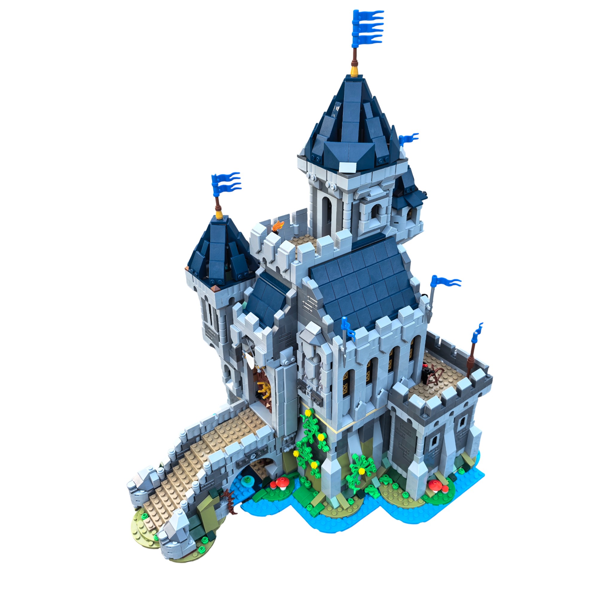 Moc The Black Falcon Knight's Castle