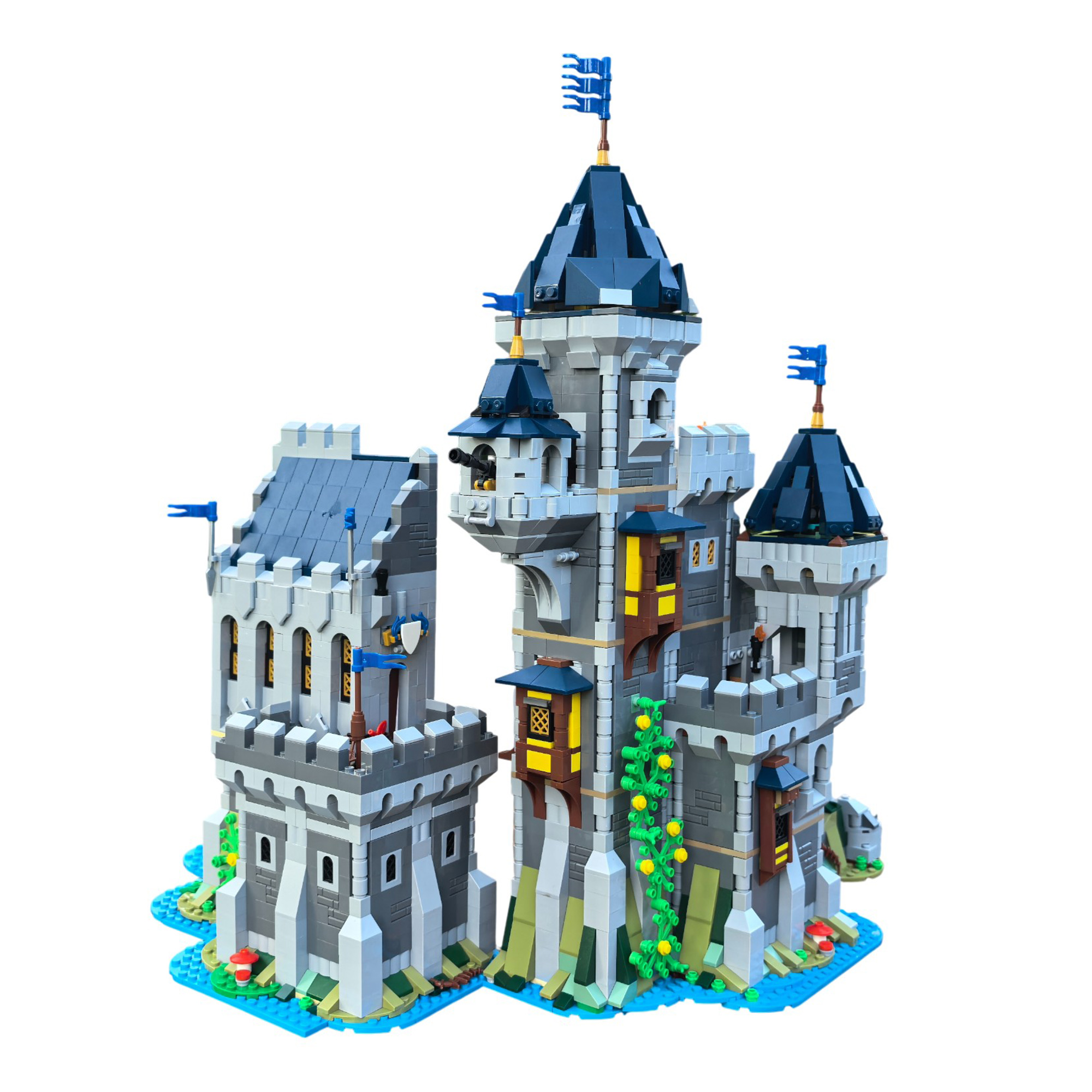Moc The Black Falcon Knight's Castle