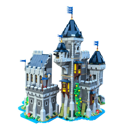 Moc The Black Falcon Knight's Castle