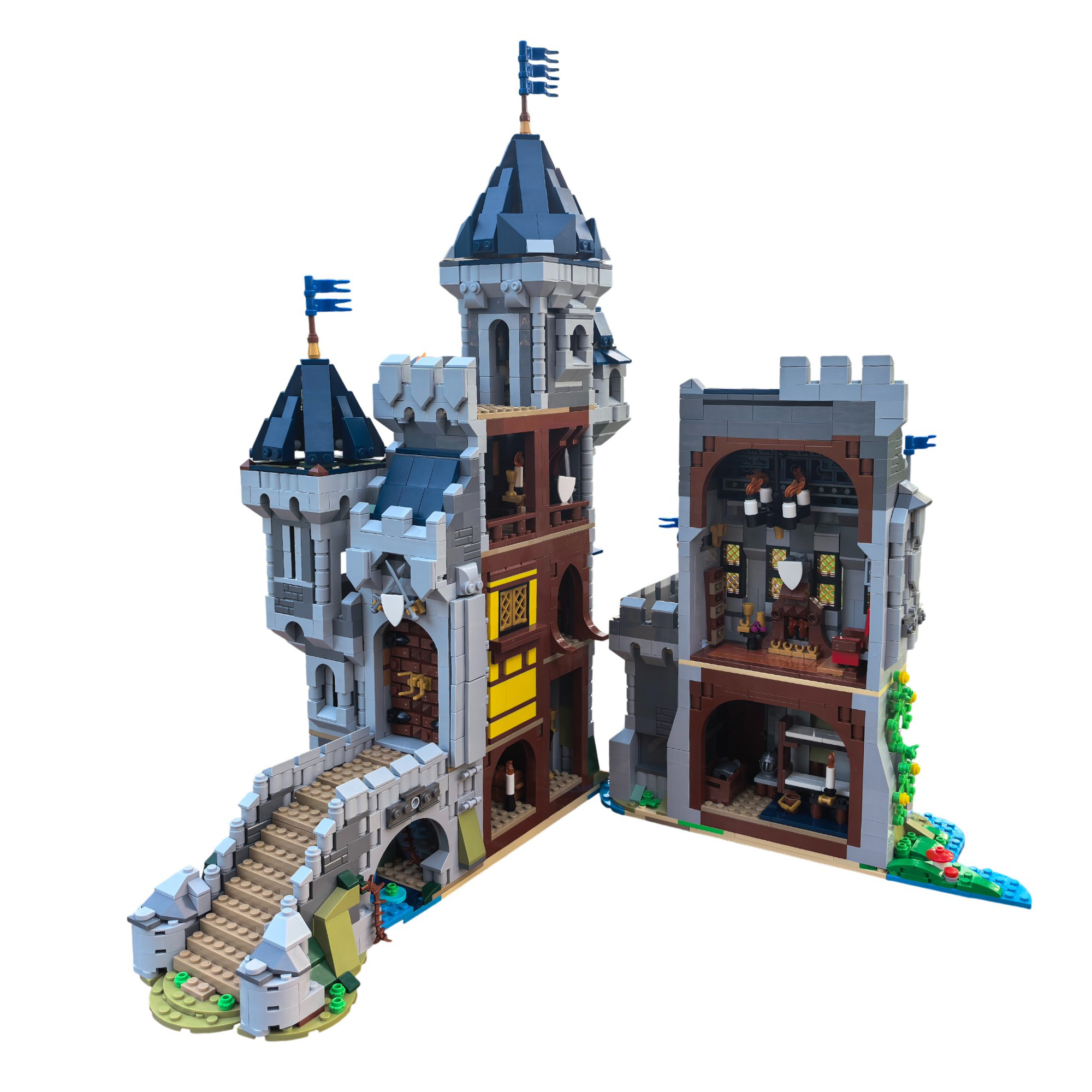 Moc The Black Falcon Knight's Castle
