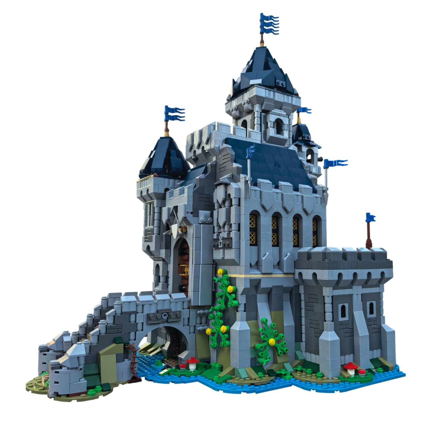Moc The Black Falcon Knight's Castle