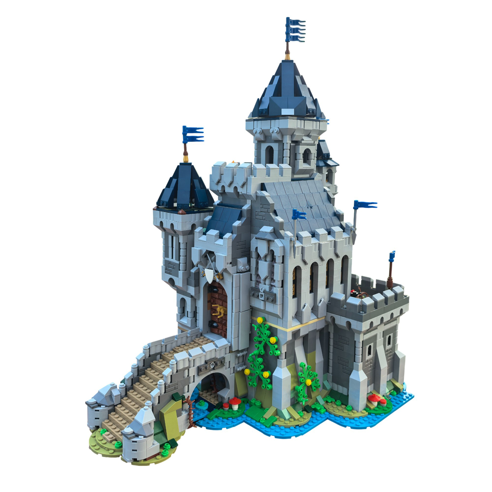 Moc The Black Falcon Knight's Castle