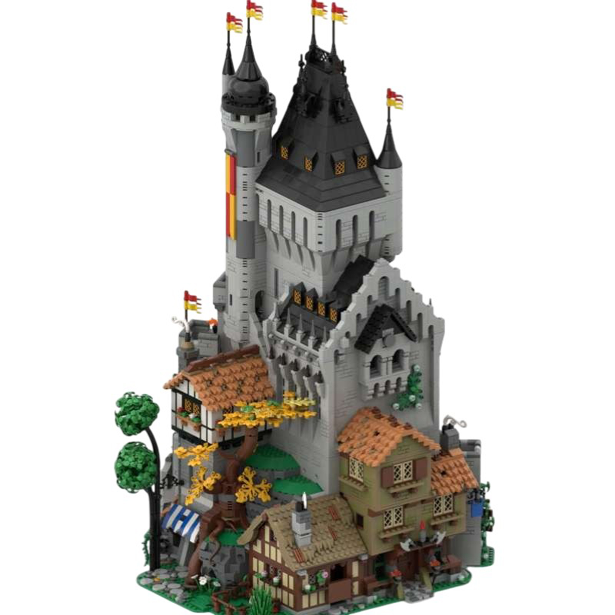 Moc The The Lion Knights' High Tower