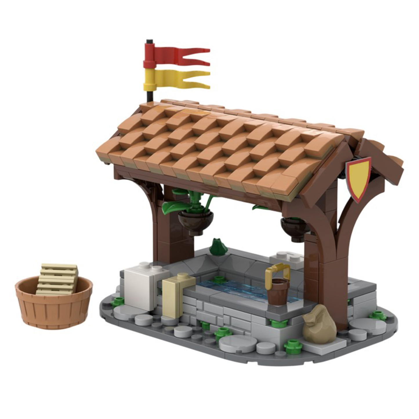 Moc The MEDIEVAL WASH HOUSE - CASTLE