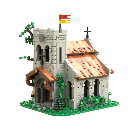 Moc The Lion Knights' Church (fitting to 10305)