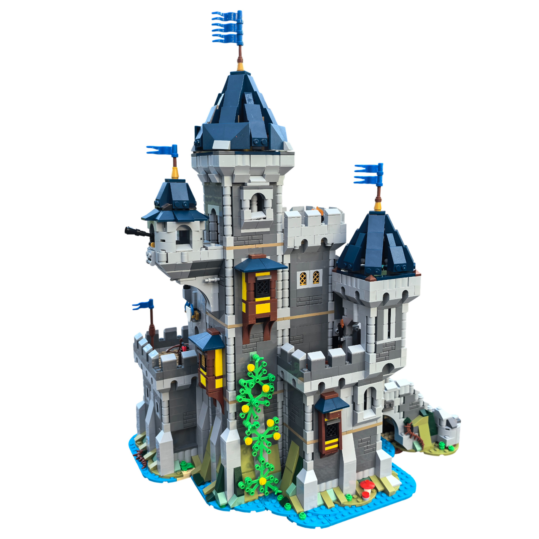 Moc The Black Falcon Knight's Castle