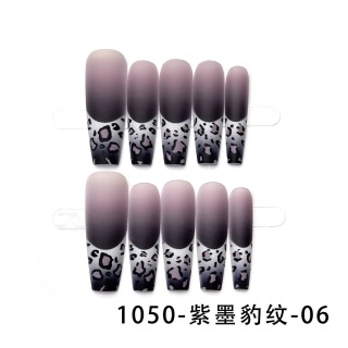 ทำเล็บอัพเกรด      1050-หมึกสีม่วงเสือดาว-06