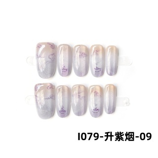 ทำเล็บไฮเอนด์     1079-ควันสีม่วงระยิบระยับ-09