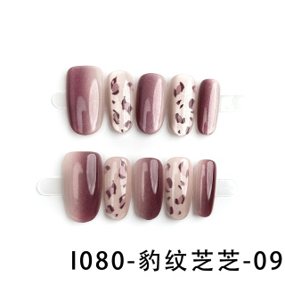 ทำเล็บไฮเอนด์     1080-ลายเสือดาว Zhizhi-09