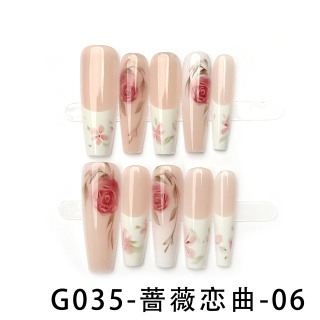 ทำเล็บไฮเอนด์    G035-เพลงรักกุหลาบ-06