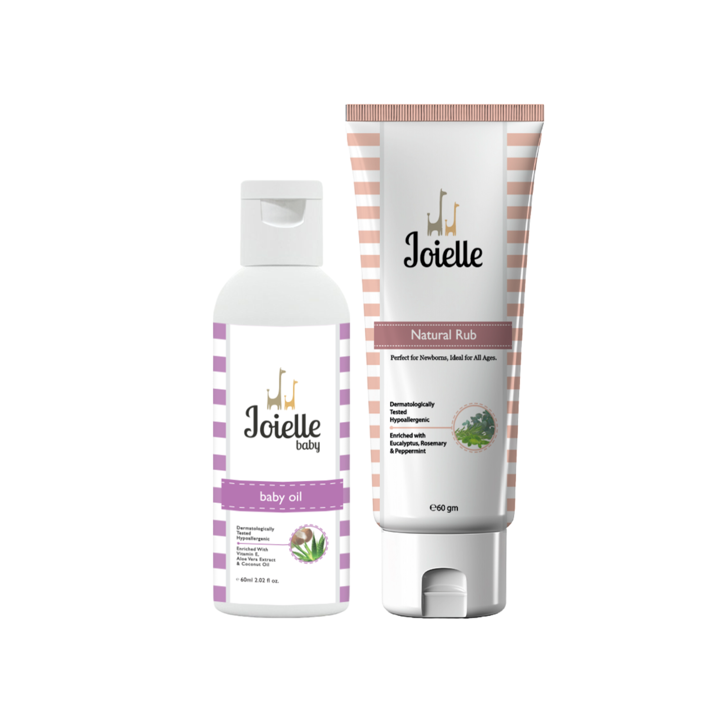 Joielle Combo Baby Oil + Natural Rub