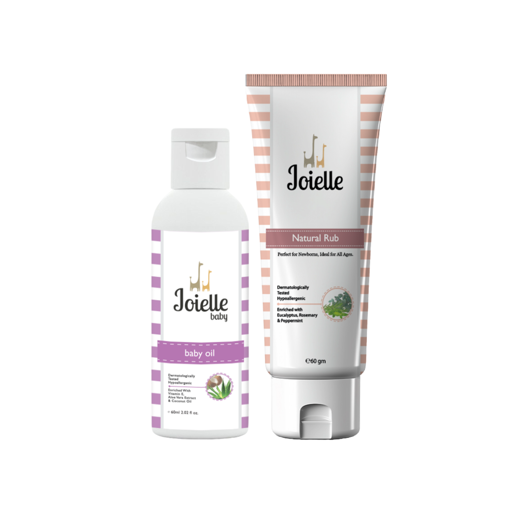 Joielle Combo Baby Oil + Natural Rub