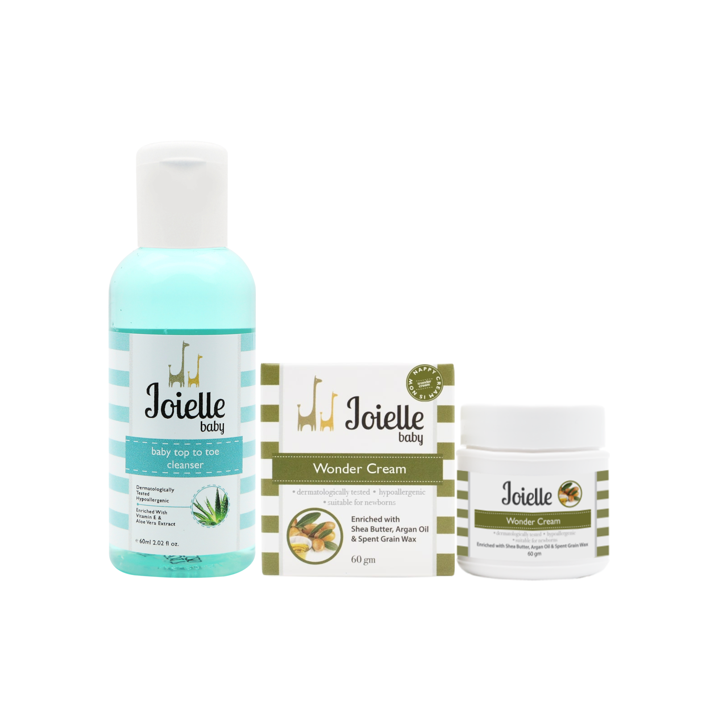 Joielle Combo Top To Toe Cleanser + Wonder Cream 