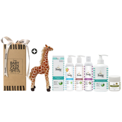 Joielle Baby Giraffe Gift Set Gentle Essentials for Little Ones