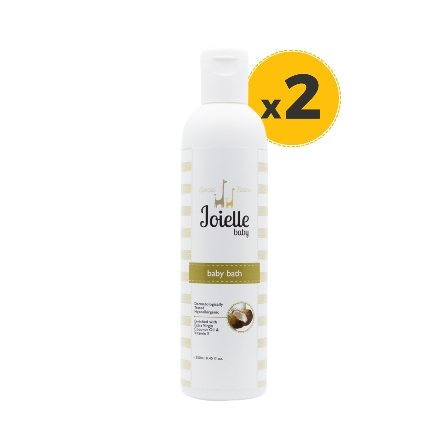 BUNDLE Baby Bath with VCO 250ml + FREE Baby Bath with VCO 15ml-Joielle Baby Store