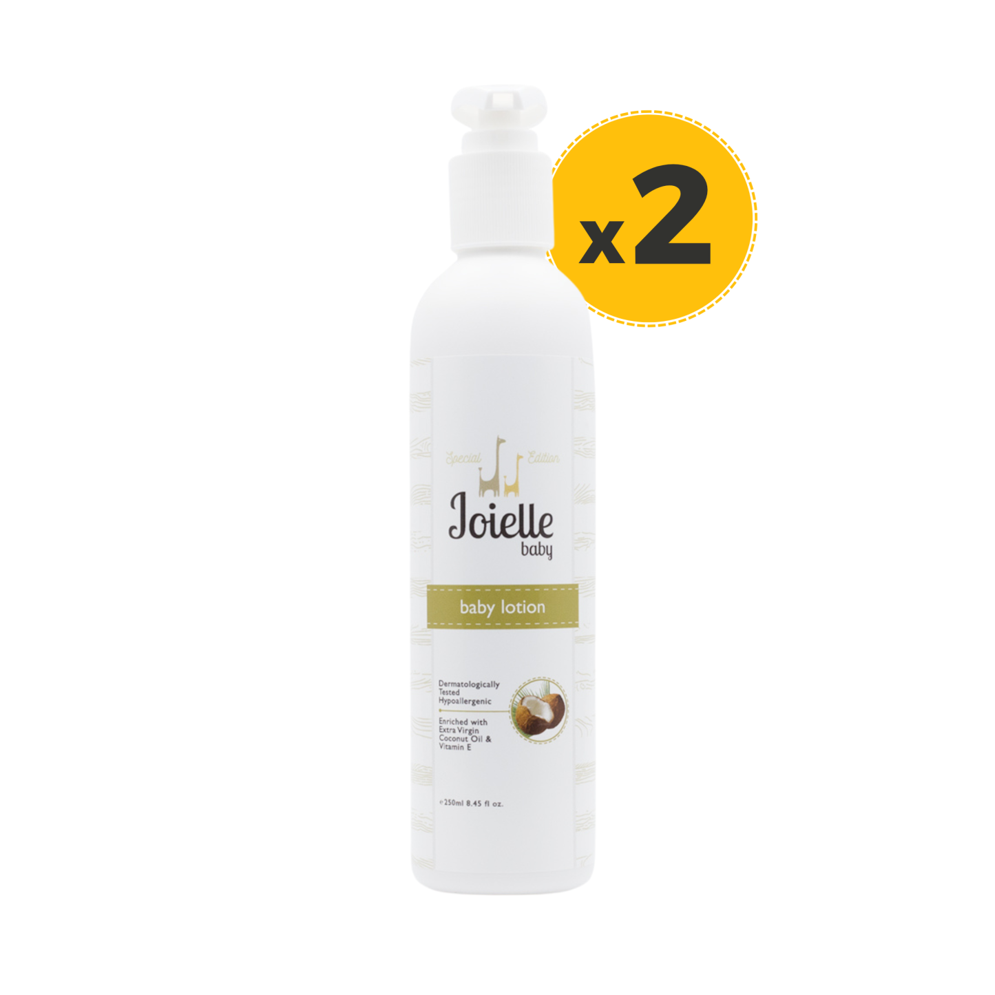 BUNDLE Baby Lotion with VCO 250ml + FREE Baby Lotion with VCO 15ml-Joielle Baby Store