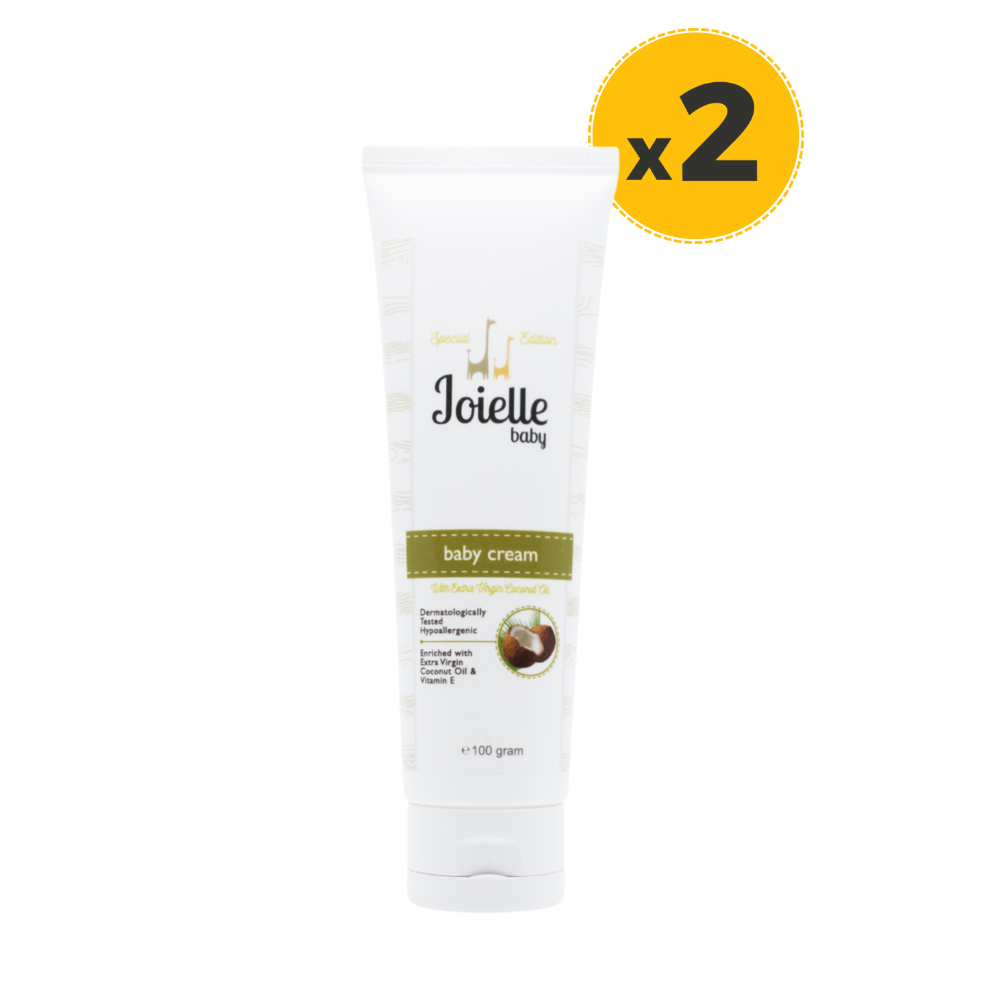 BUNDLE Baby Cream with VCO 250g + FREE Baby Cream with VCO 15g-Joielle Baby Store