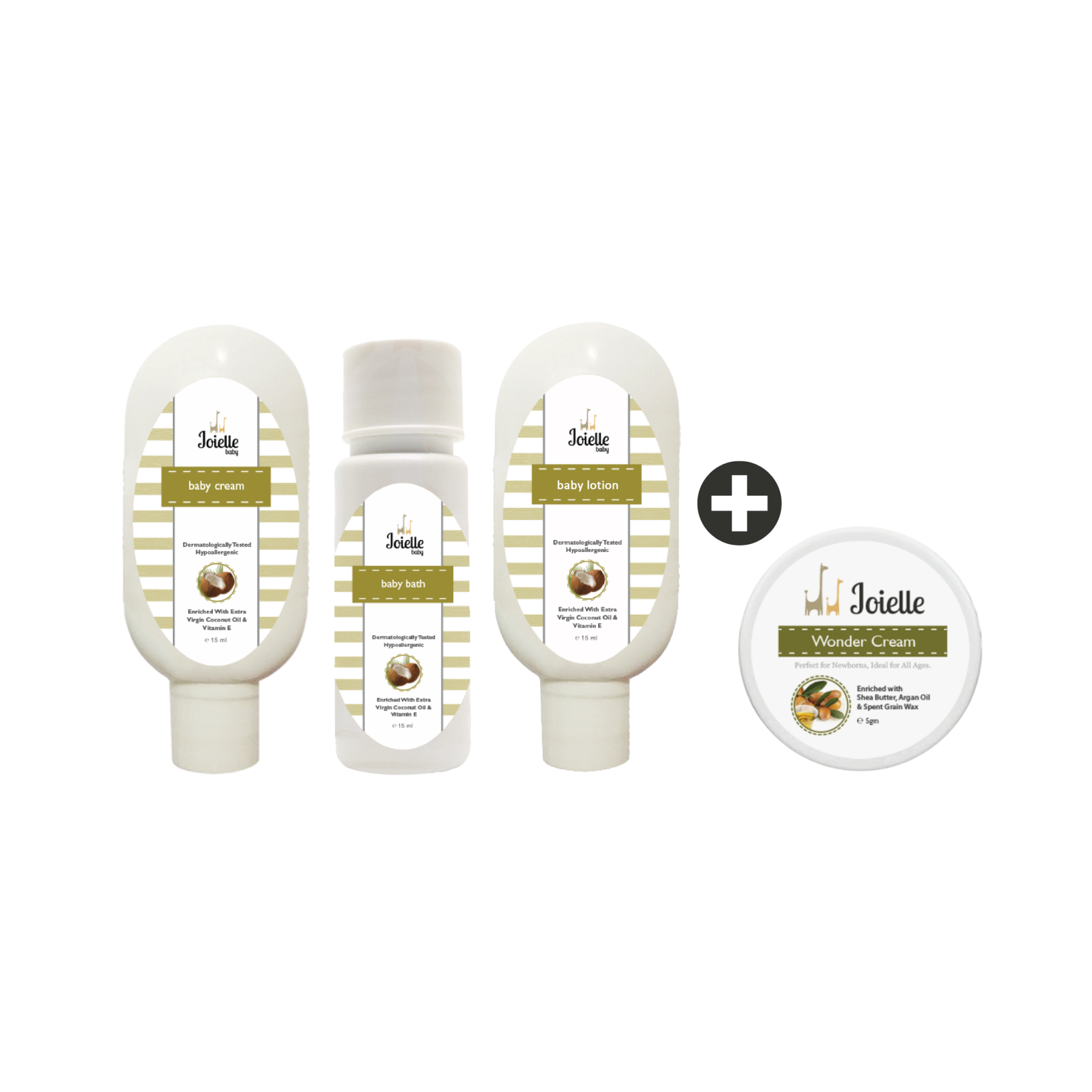 Joielle Complete Set with Extra Virgin Coconut Oil (VCO) + Wonder Cream