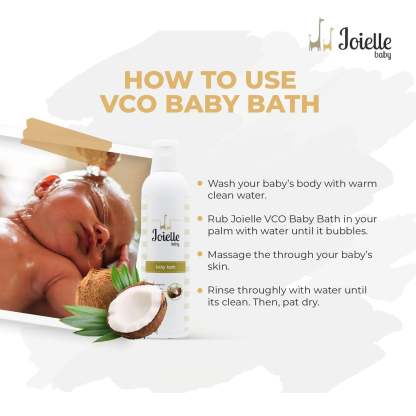 Baby Bath With Extra Virgin Coconut Oil (VCO) Special Edition (Dry & Eczema Prone Skin)
