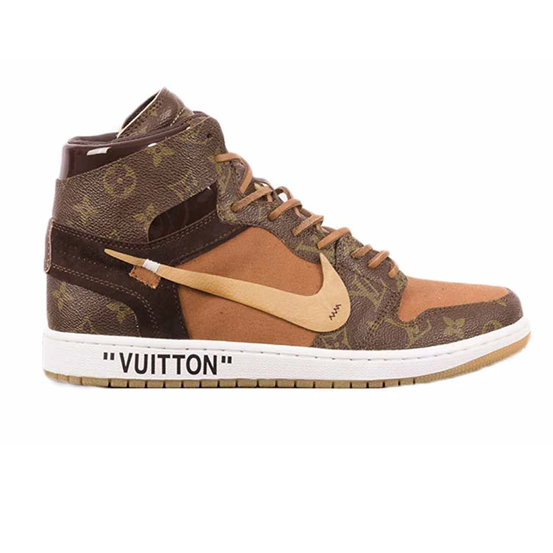 Nike Air Jordan 1 x Louis Vuitton High Top Basketball Shoes On Sale