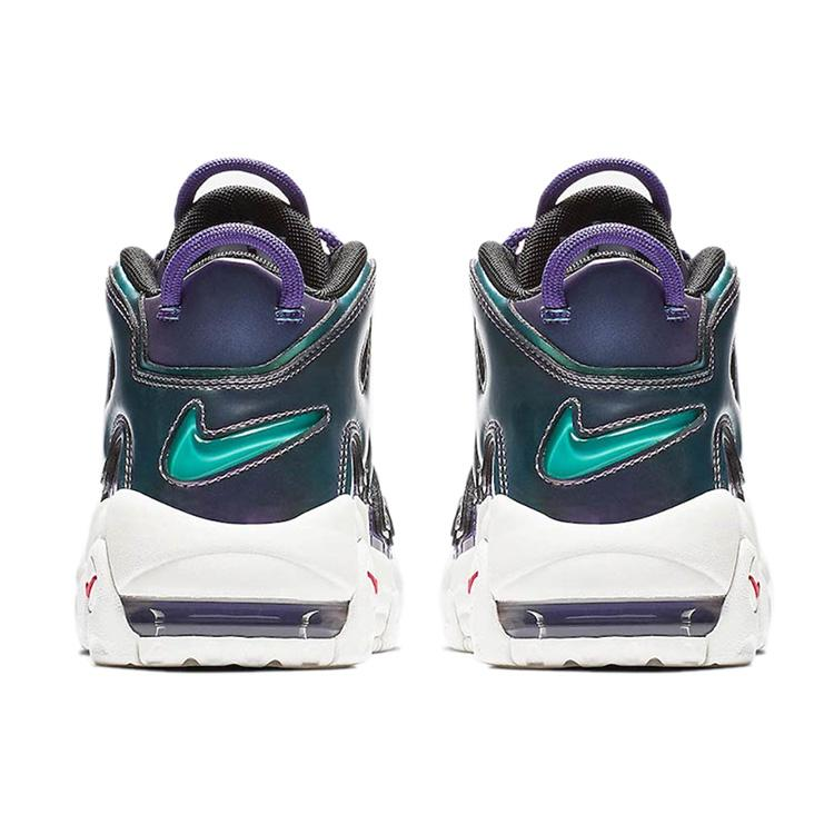 NIKE ナイキ AIR MORE UPTEMPO GS 'IRIDESCENT PURPLE' エア モア アップテンポ ガールズ キッズサイズ キッズ レディース スニーカー COURT PURPLE/RUSH PINK/NEPTUNE GREEN コートパープル/ラッシュピンク/ネプチューングリーン【海外限定 日本未入荷】