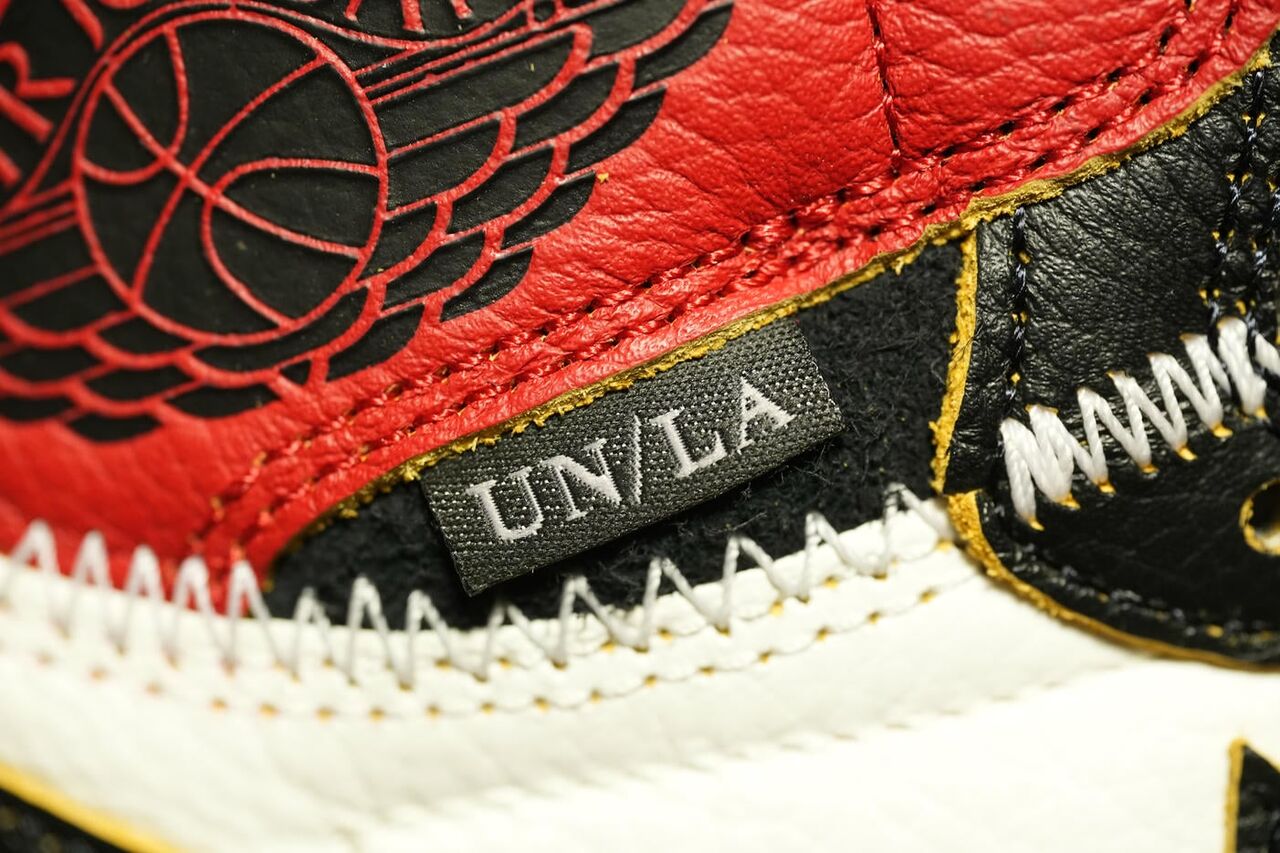 ユニオンコラボのUN/LAタグはブラック