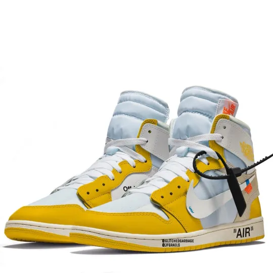 Off-White™ x エア ジョーダン 1 “カナリー イエロー”