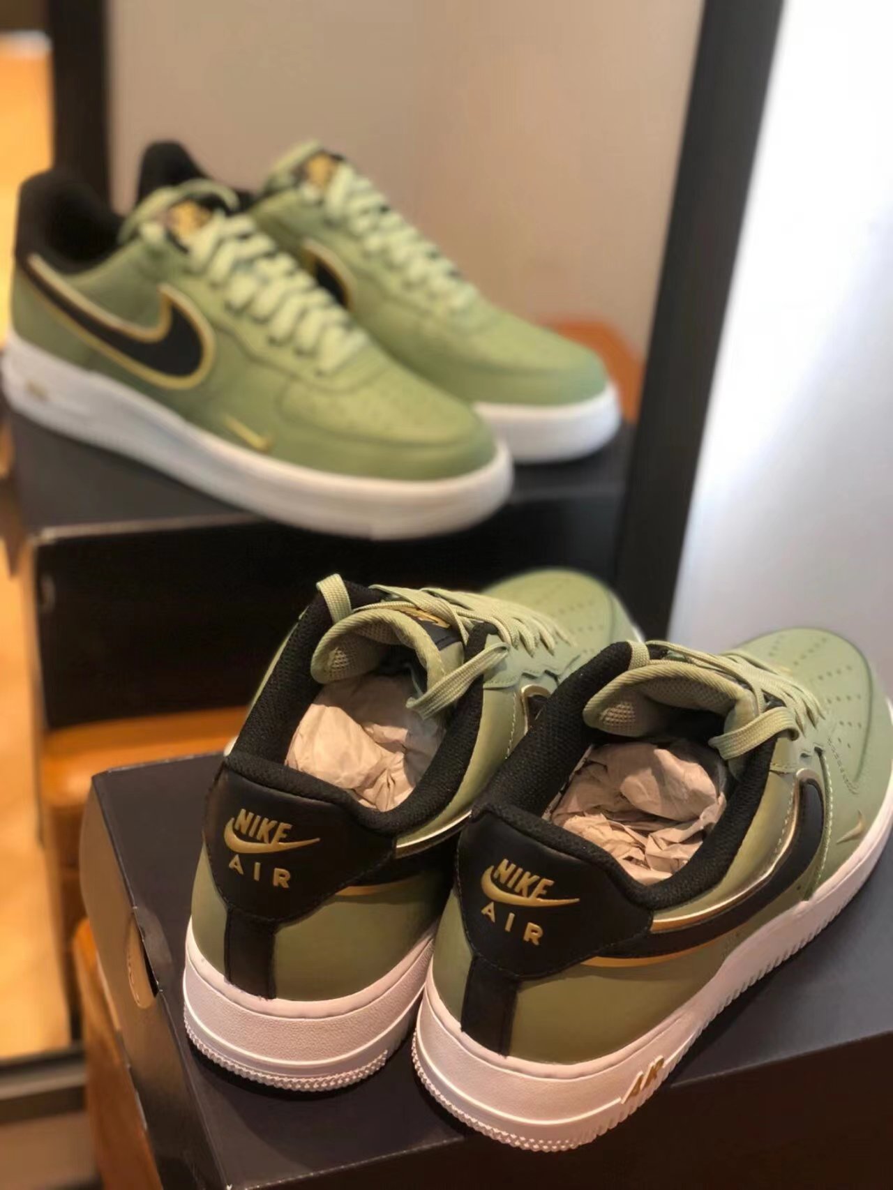 nナイキ エア フォース1AF1 ダブルフック​​ エア フォース 1 カジュアル ローカット スニーカー DA8481-100-300