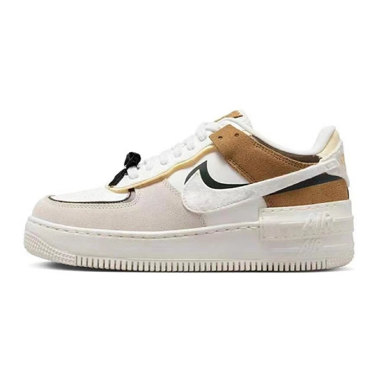 ★ナイキ★NIKE WMNS Air Force 1 Shadow ベージュ 大人気   日本未入荷・海外限定アイテム