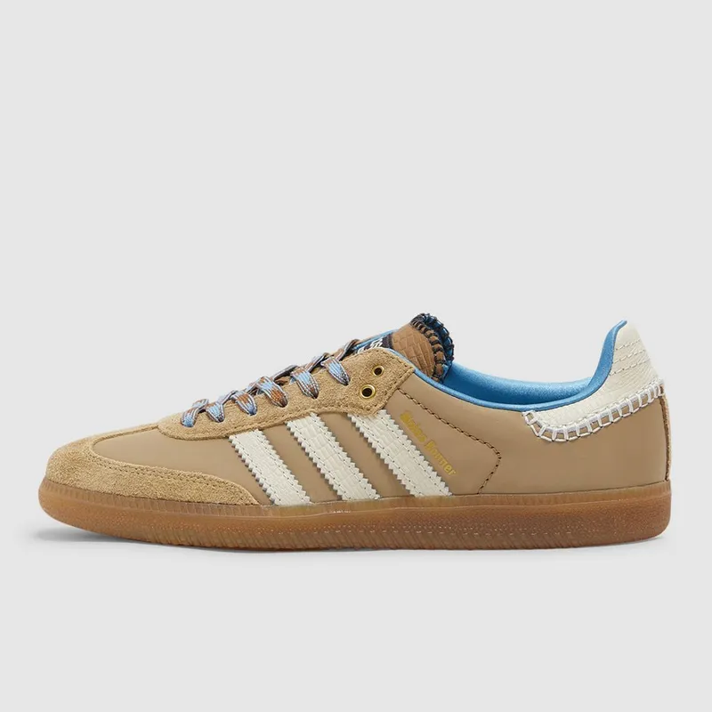 Adidas x Wales Bonner Samba "Desert White"(wonder white/ash blue)