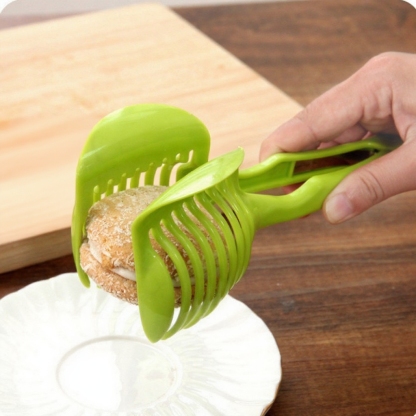 Lemon and Tomato Slicer, Multi-purpose Circular Fruit and Vegetable Cutter