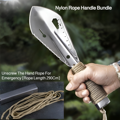 Engineer shovel outdoor camping shovel multi-function small hand shovel to catch the sea and dig san