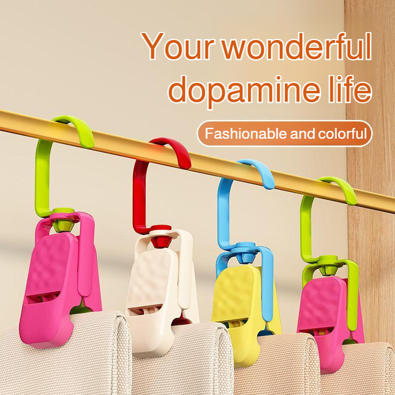 Household multifunctional nonmarking hook clothes pants clip