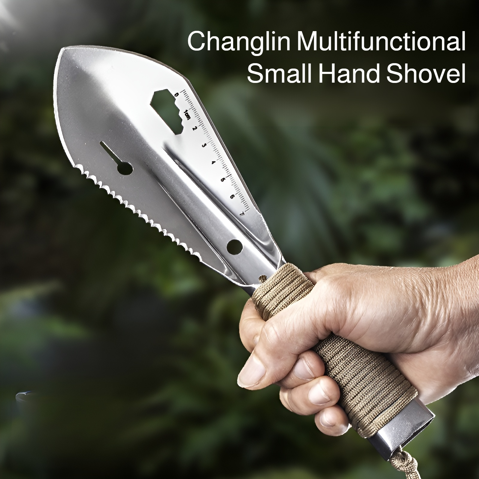 Engineer shovel outdoor camping shovel multi-function small hand shovel to catch the sea and dig san