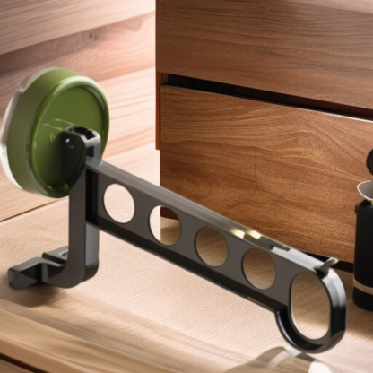 Travel Portable 5hole Waterproof Clothes Rack Clothes Storage Rack Practical Dopamine Drying Rack